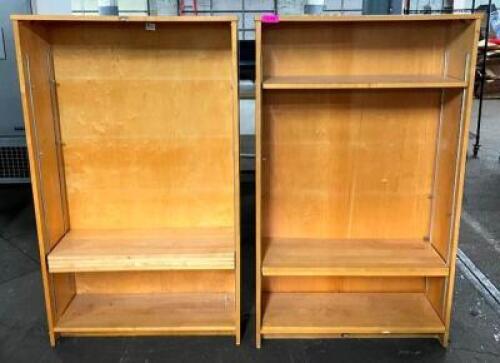 (2) BOOKCASES (HAS MULTIPLE SHELVES)