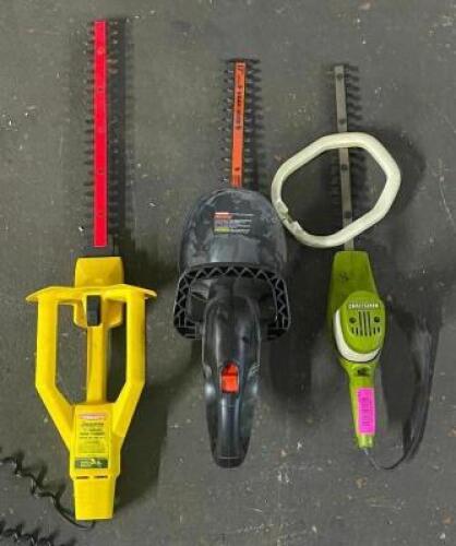 (3) - PC. HEDGE TRIMMER SET
