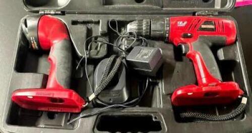 (3) - PC. CRAFTSMAN DRIVER AND LIGHT SET WITH CASE