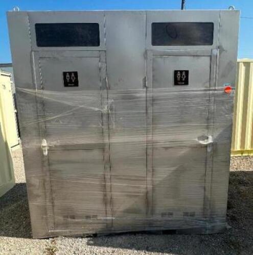 TWO GROUP JOB SITE PORTA POTTY SYSTEM.