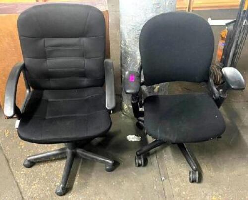 (2) - PC. OFFICE ROLLING CHAIR SET