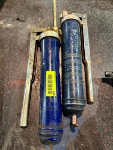 DESCRIPTION: (2) MANUAL GREASE GUNS LOCATION: WAREHOUSE THIS LOT IS: SOLD BY THE PIECE QTY: 2