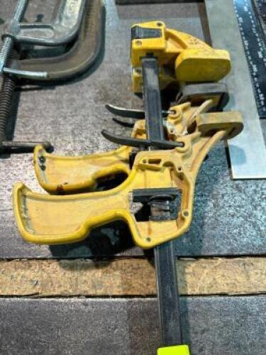 DESCRIPTION: (2) QUICK GRIP CLAMPS LOCATION: WAREHOUSE THIS LOT IS: ONE MONEY QTY: 1