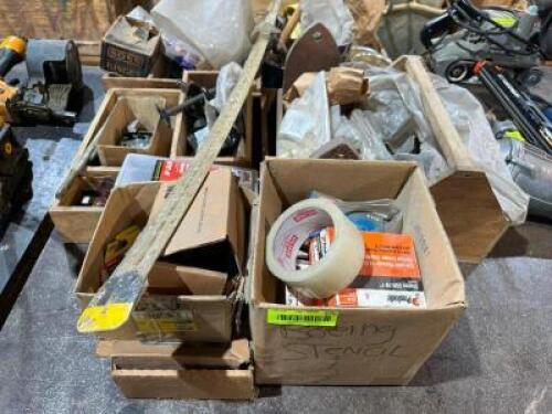 DESCRIPTION: (1) LOT OF ASSORTED WOOD WORKING SUPPLIES. ADDITIONAL INFORMATION AS PICTURED LOCATION: WAREHOUSE THIS LOT IS: ONE MONEY QTY: 1