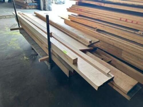 DESCRIPTION: CART AND CONTENTS - ASSORTED FAS POPLAR / BOARDS. LOCATION: WAREHOUSE QTY: 1