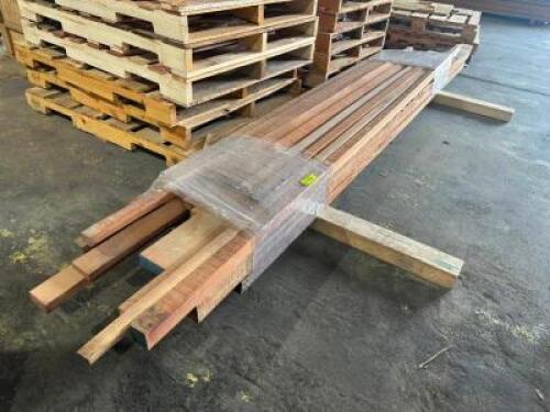DESCRIPTION: APPROX 15-20 ASSORTED SIZE BOARDS OF MAHOGANY LOCATION: WAREHOUSE THIS LOT IS: ONE MONEY QTY: 1