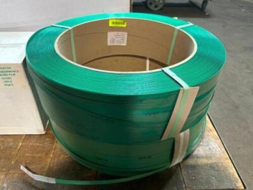 DESCRIPTION: (2) 5/8" X 4000' ROLLS OF PLASTIC BANDING MATERIAL LOCATION: WAREHOUSE THIS LOT IS: SOLD BY THE PIECE QTY: 2