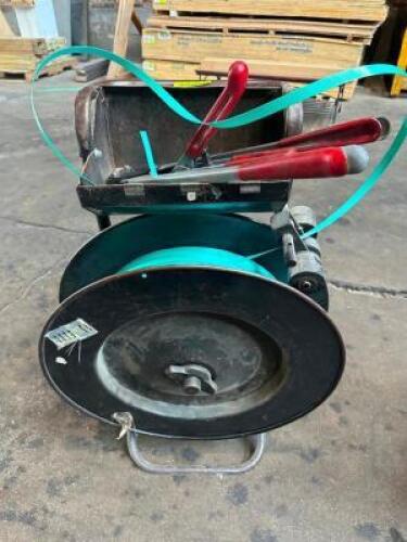 DESCRIPTION: STRAP AND PACK SYSTEM W/ TOOLING - PLASTIC BANDING LOCATION: WAREHOUSE QTY: 1