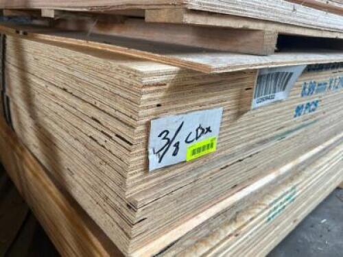 DESCRIPTION: (10) SHEETS OF 3/4" PLYWOOD 8' X 4' LOCATION: WAREHOUSE THIS LOT IS: SOLD BY THE PIECE QTY: 10