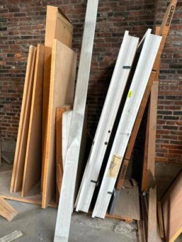 DESCRIPTION: (5) ASSORTED DOOR FRAMES AND DOORS LOCATION: WAREHOUSE THIS LOT IS: ONE MONEY QTY: 1