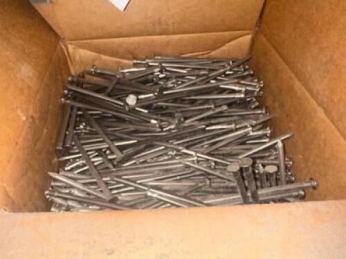 DESCRIPTION: (1) BOX OF 5" COMMON NAILS LOCATION: WAREHOUSE QTY: 1
