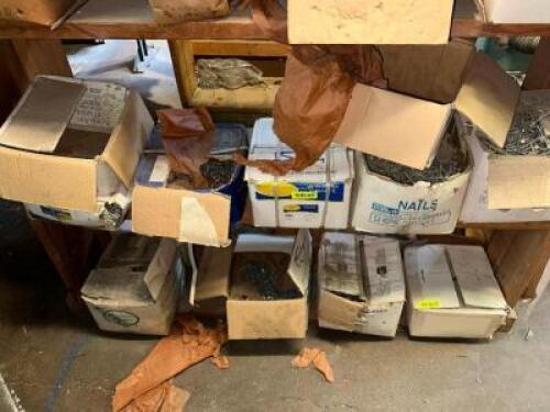 DESCRIPTION: (7) ASSORTED BOXES OF NAILS LOCATION: WAREHOUSE THIS LOT IS: ONE MONEY QTY: 1