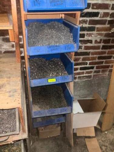 DESCRIPTION: THREE BIN HARDWARE ORGANIZER WITH CONTENTS LOCATION: WAREHOUSE THIS LOT IS: SOLD BY THE PIECE QTY: 3