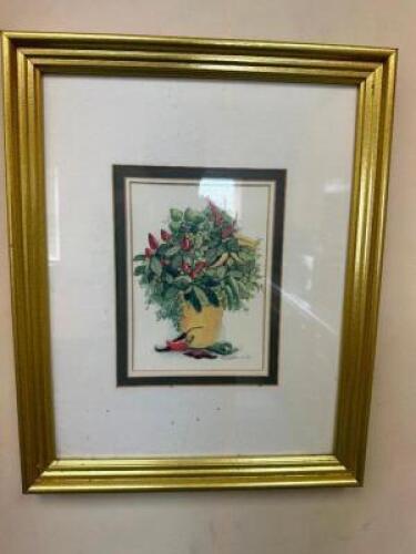 DESCRIPTION: (4) ASSORTED FRAMED PRINTS LOCATION: KITCHEN QTY: 1