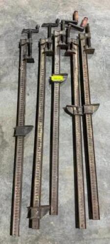 DESCRIPTION: (5) 36" HEAVY DUTY CLAMPS QTY: 5