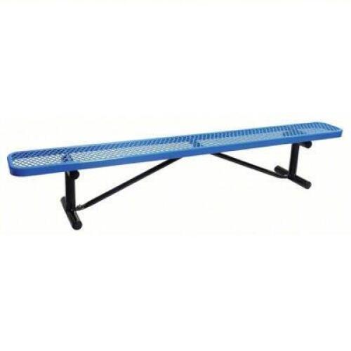 DESCRIPTION: (1) BENCH SEAT BRAND/MODEL: PRODUCT NUMBER #4HUU8 INFORMATION: BLUE SIZE: THERMOPLASTIC COATED METAL, 800 LB LOAD RATING RETAIL$: $535.26