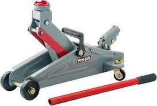 DESCRIPTION: (1) HYDRAULIC FLOOR JACK BRAND/MODEL: PRO-LIFT #F-2332B INFORMATION: BLACK SIZE: 2 TON CAPACITY RETAIL$: $125.00 EA QTY: 1