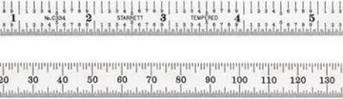 DESCRIPTION: (1) BOX OF (75) FLEX CF RULERS BRAND/MODEL: STARRETT #56207343 INFORMATION: 150 MM SIZE: SLEEVE INCLUDED RETAIL$: $34.50 EA QTY: 1