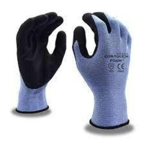 DESCRIPTION: (24) PAIRS OF COR-TOUCH SAND-GRIP WORK GLOVES BRAND/MODEL: CORDOVA #91135 INFORMATION: BLACK SIZE: LARGE RETAIL$: $9.59 PER PAIR QTY: 24