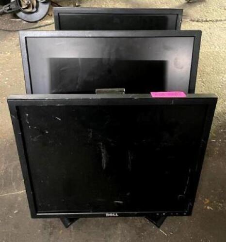 (3) ASSORTED COMPUTER MONITORS