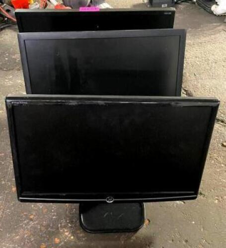 (3) ASSORTED COMPUTER MONITORS