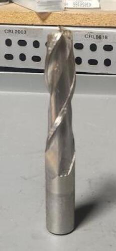 DESCRIPTION: (3) COBALT SQ ROUGHING/FINISHING END MILLS BRAND/MODEL: a-2424-l SIZE: 3/4" DIA 4" LOC RETAIL$: $111.50 EA QTY: 3