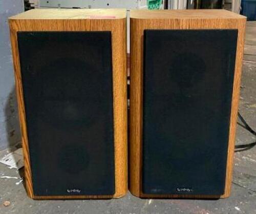 (2) INFINITY SPEAKERS