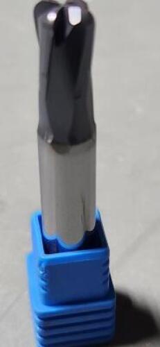 DESCRIPTION: (4) SOLID CARBIDE BALL END MILL BRAND/MODEL: SECO 180080R200Z4-MEGA-64 SIZE: 8MM dia 2" loc RETAIL$: $ 239.00 EA QTY: 4