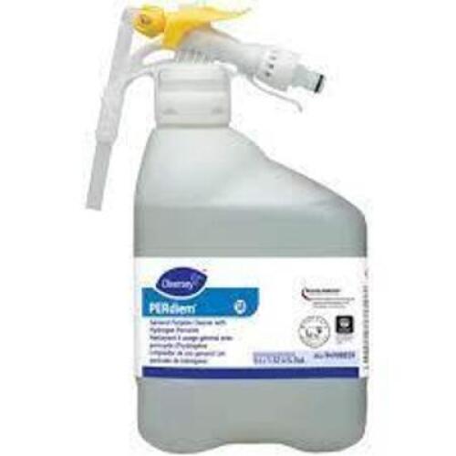 DESCRIPTION: (2) CLEANER WITH PEROXIDE BRAND/MODEL: DIVERSEY PERDIEM SIZE: 2.5 L RETAIL$: $20.00 EA QTY: 2
