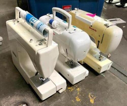 (3) SEWING MACHINES