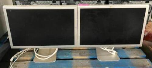 (2) APPLE LCD CINEMA DISPLAY MONITORS