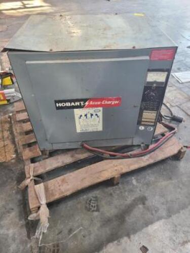 DESCRIPTION: (1) FORKLIFT BATTERY CHARGER BRAND/MODEL: HOBART/ACCU-CHARGER INFORMATION: 36V, 3PH, 208/240/480, 60HZ, LOCATED AT SHAPIRO METAL SUPPLY R