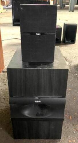 RCA SPEAKER AND SUBWOOFER