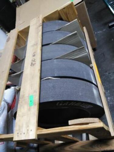 DESCRIPTION: (5) GRINDING WHEELS BRAND/MODEL: MUST COME INSPECT SIZE: 29-1/2" X 6-1/4" X 20" RETAIL$: $250.00 PER WHEEL QTY: 5