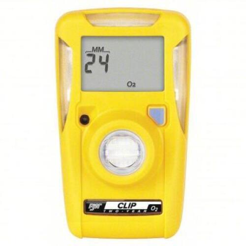 DESCRIPTION: (3) SINGLE GAS MONITOR BRAND/MODEL: BW CLIP #41GJ22 INFORMATION: YELLOW SIZE: OXYGEN, AUDIBLE/VIBRATING/VISUAL, LITHIUM, LCD, 2 IN WD RET