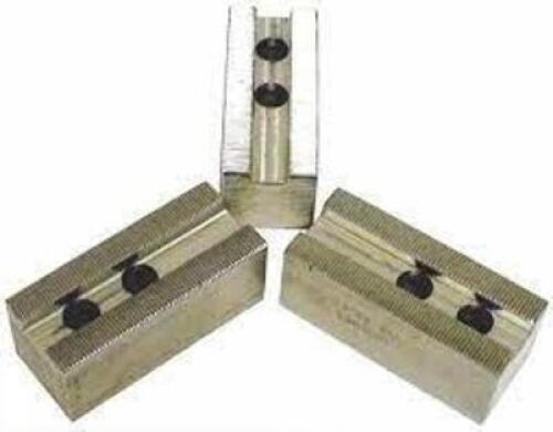 DESCRIPTION: (3) SOFT LATHE CHUCK JAW BRAND/MODEL: MSC #76554625 INFORMATION: RED RETAIL$: $142.25 TOTAL QTY: 3
