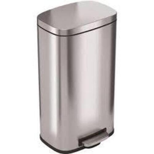 DESCRIPTION: (1) STEP TRASH CAN BRAND/MODEL: HLS COMMERCIAL #HLSS08R INFORMATION: STAINLESS STEEL, MUST COME INSPECT, SMALL DENT ON BACKSIDE SIZE: 30