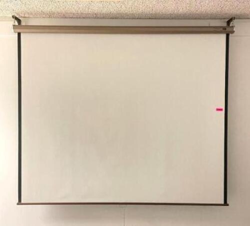 DESCRIPTION 8' X 7' PULL-DOWN PROJECTION SCREEN LOCATION COMPUTER SERVER ROOM QUANTITY 1