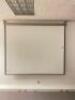 DESCRIPTION 8' X 7' PULL-DOWN PROJECTION SCREEN LOCATION COMPUTER SERVER ROOM QUANTITY 1 - 2
