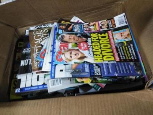 DESCRIPTION: (1) BOX OF MAGAZINES INFORMATION: MUST COME INSPECT QTY: 1