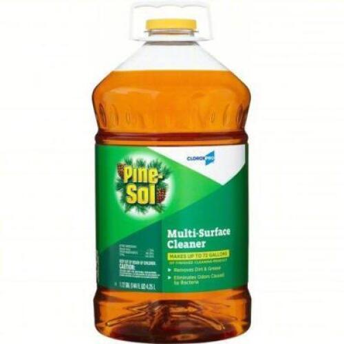 DESCRIPTION: (1) DISINFECTANT CLEANER BRAND/MODEL: PINE-SOL #22D027 INFORMATION: PINE SCENT SIZE: 1 GALLON RETAIL$: $22.00 EA QTY: 1