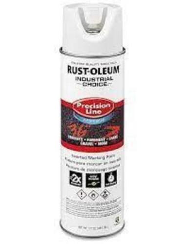 DESCRIPTION: (6) MARKING PAINT BRAND/MODEL: RUST-OLEUM INFORMATION: WHITE SIZE: 17 OZ RETAIL$: $12.78 E QTY: 6