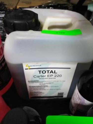 DESCRIPTION: (1) GEAR OIL BRAND/MODEL: TOTAL CARTER EP 220 INFORMATION: MUST COME INSPECT QTY: 1