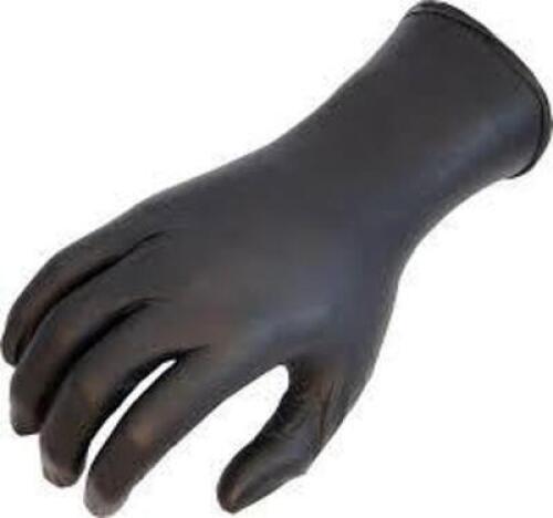 DESCRIPTION: (4) BOXES OF (50) NITRILE DISPOSABLE GLOVES BRAND/MODEL: NIGHTHAWK #97000PFS INFORMATION: BLACK SIZE: SMALL RETAIL$: $17.89 EA QTY: 4