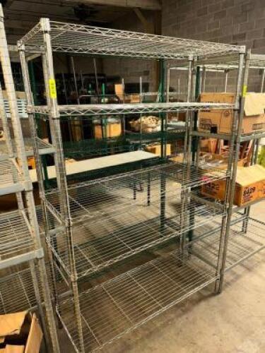 48" X 18" FIVE TIER WIRE SHELF