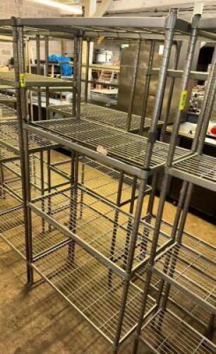 36" X 18" FOUR TIER WIRE SHELF