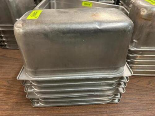 (6) 1/3 SIZE STAINLESS INSERTS,