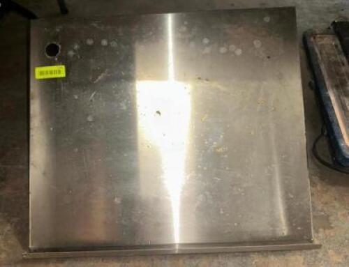 24" X 24" STAINLESS WALL SHELF