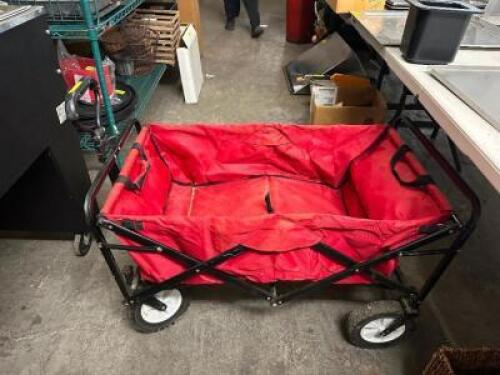 RED CANVAS WAGON