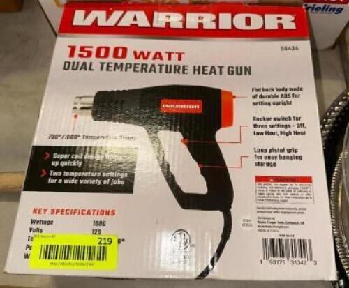WARRIOR 1500 WATT HEAT GUN